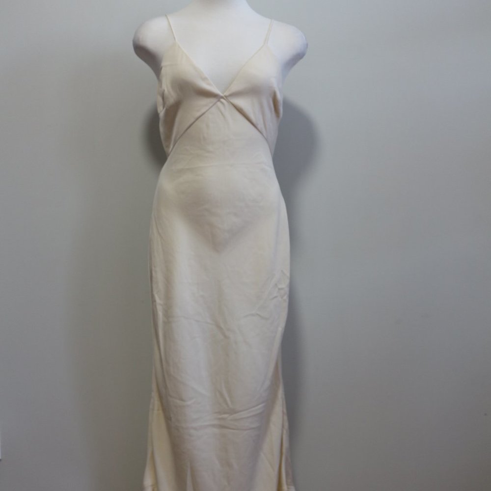 Keepsake the Label | Keepsake Strapless V-neck Gown in Cream
